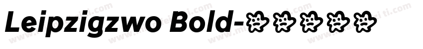 Leipzigzwo Bold字体转换